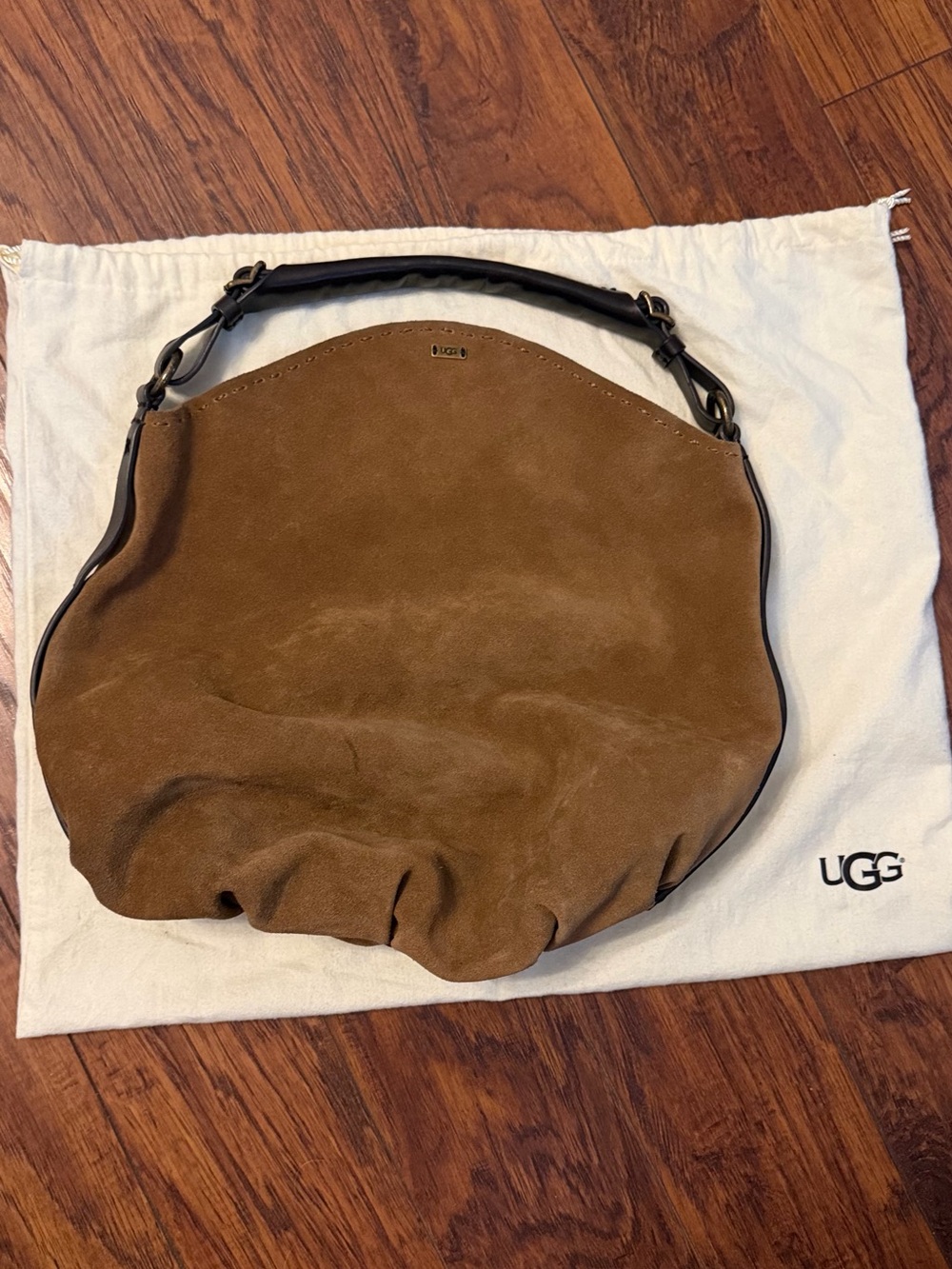 UGG Chestnut / Sand / Tan / Camel Suede Shoulder Hobo